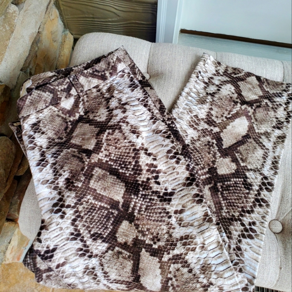 Michael Kors Snakeskin Crops